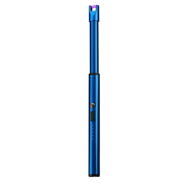 Encendedor USB Arc Kitchen BBQ Igniter LED Power Display A prueba de viento Pulse Blue
