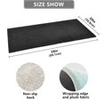 thumbnail image 3 of Haosy Black Bathroom Rugs Non Slip Absorbent Soft Plush Quick Dry Bath Mat, 39"x20", 3 of 8