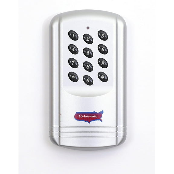 USAutomatic 050520 Wireless Keypad for Sentry Gate Openers, Silver