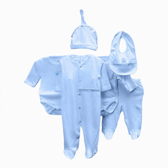 XZNPDUCQ 5-Piece Newborn Preemie Newborn Baby Newborn Baby Boy Girl, Boy Clothes, Viscose Gender Neutral Newborn Baby Gift Sets toto 0-3 Months Gifts Layette Set