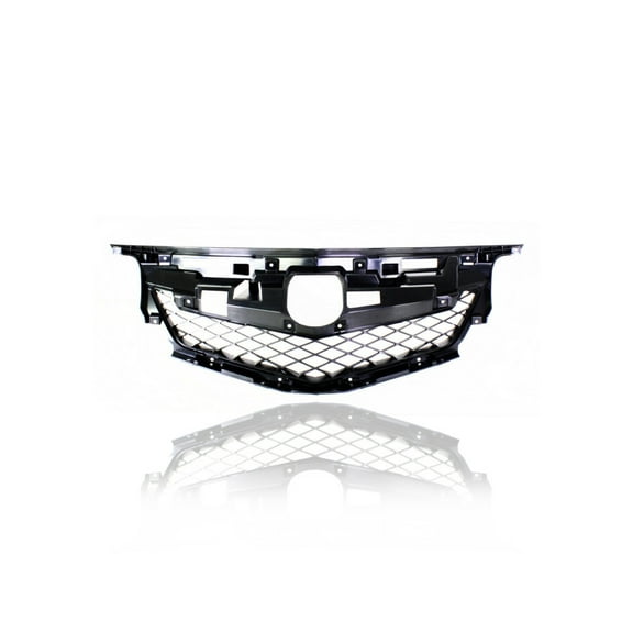 Grille - Compatible/Replacement for '09-11 Acura TL - Main Black Frame, With Emblem Provision - 75101TK4A01ZA CAPA