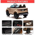 thumbnail image 2 of Kids Ride On Car, Battery Powered Kids Electric Car for Kid with Remote Control, Soft Start, LED Lights, Music Horn, 3 Speeds, Double Doors, 12V 4.5AH Ride On Toy for Toddlers Ages 3+, 2 of 7