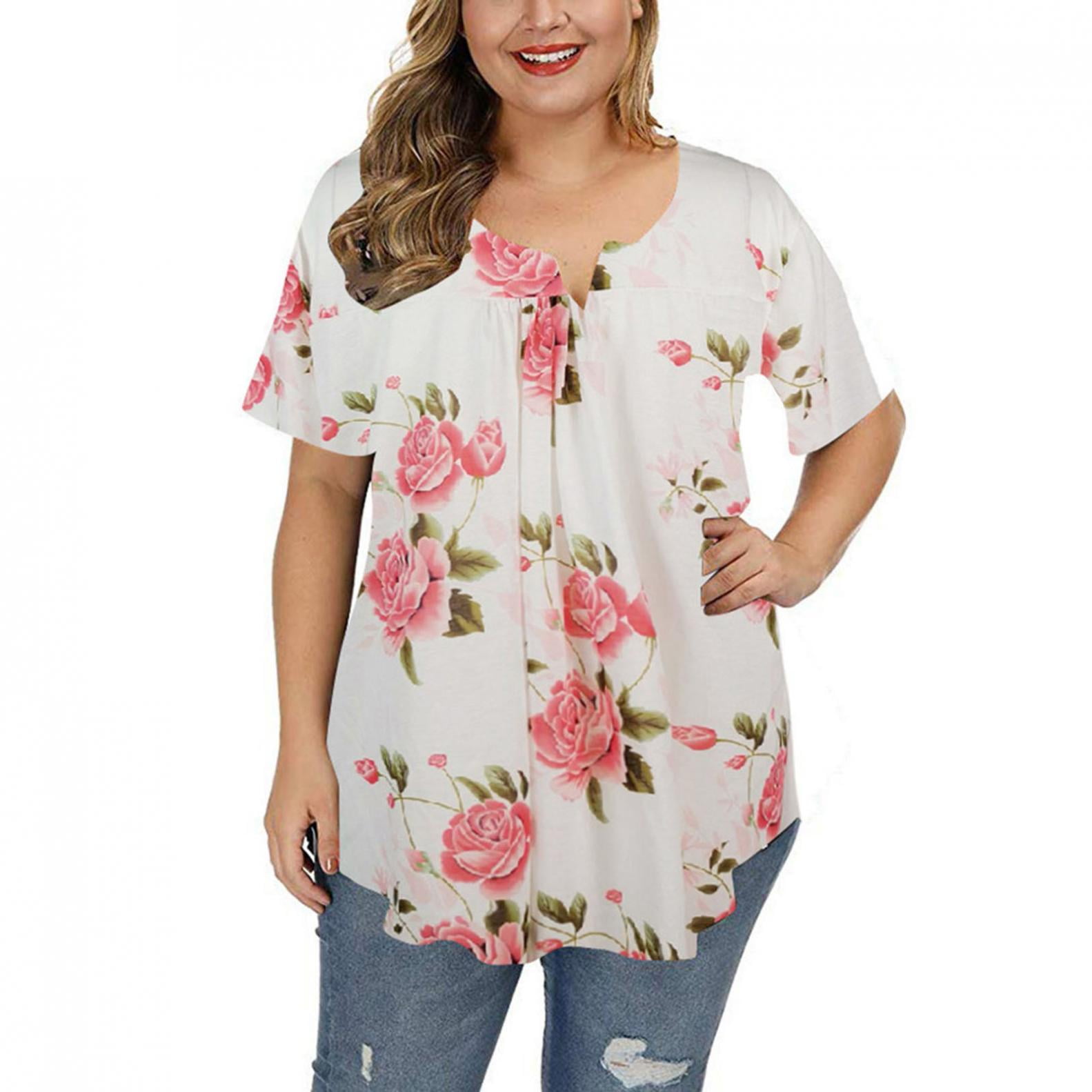 women's plus size flowy tops