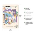 thumbnail image 2 of Israel - Caesarea Port - KLM Royal Dutch Airlines - Vintage Airline Travel Poster by Herman Berserik c.1959 - 8 x 12 inch Vintage Metal Tin Sign, 2 of 4