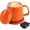 Orange, variant on Smart-Warming Ceramic Coffee Cup, 4H Temperature Control with Auto Shut Off, 15W Wireless Charger Coaster, Hot Beverage Warmer with Splash-Proof Lid, 380ml/12.8 fl oz (Orange)