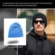 thumbnail image 3 of Gorro Qarigey Beanie Caps Cómodo Azul Lago Accesorio para la Decoración, 3 of 6
