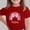 02 Red, variant on Freshbabe Children's Print Short Sleeved Printed T-shirt Round Neck Short Multicolor Sleeved Casual Versatile Kids