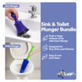 thumbnail image 2 of Paquete Plumger Bundle Luigi's para inodoro y lavabo de alta resistencia con soporte, 2 of 7