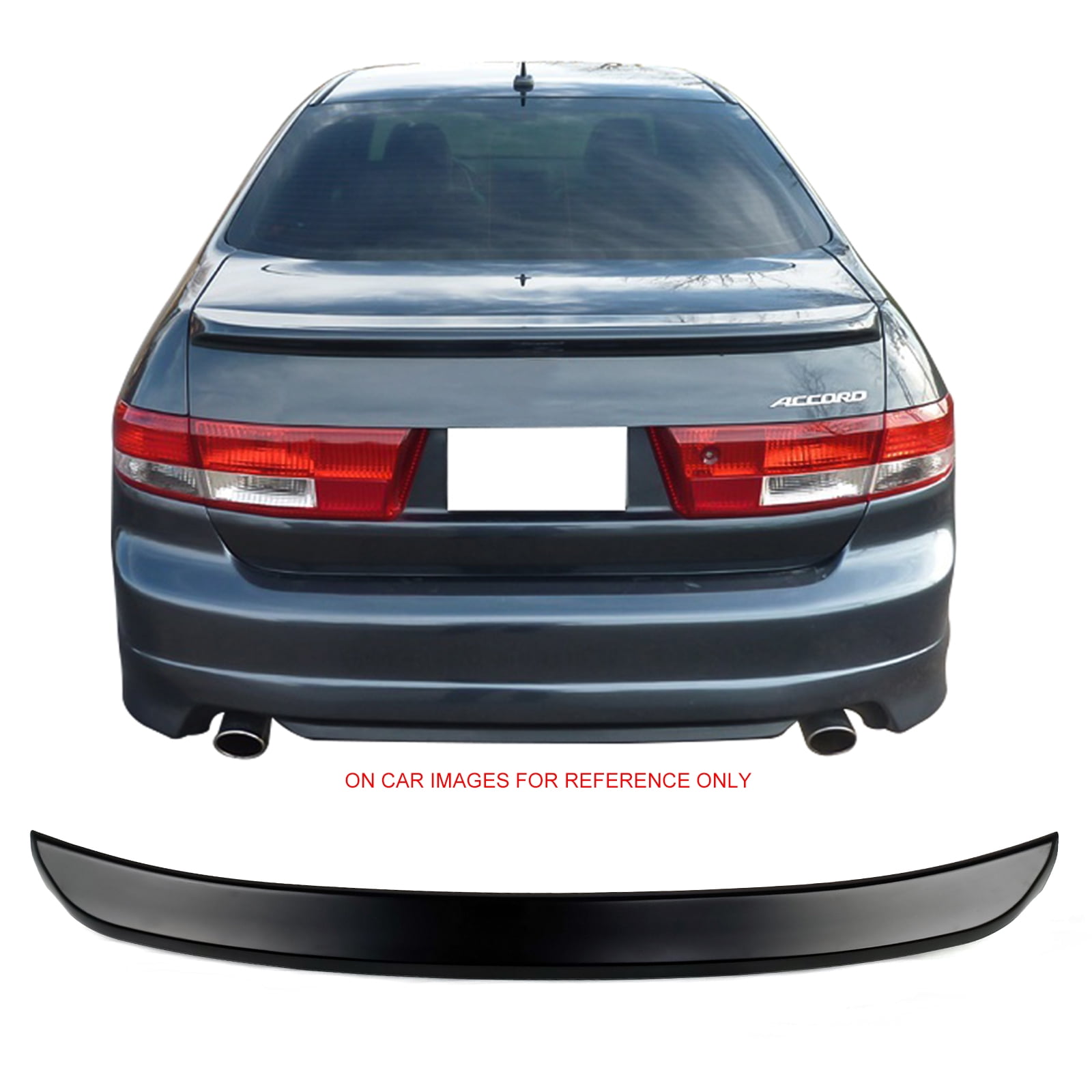 Honda Cr V 2005 SCITOO Roof Spoiler For 2003-2007 Honda Accord - Gloss Black No-Drill Wing 2004 Honda Crv Accessories