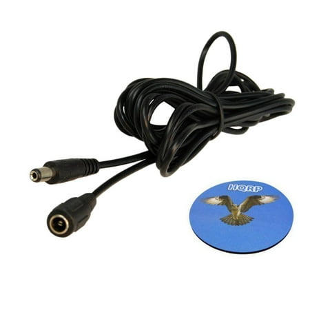 - HQRP 2.1mm x 5.5mm Male to Female DC Power Extension Cable for CCTV Camera / Recorder / Monitor / Printer plus HQRP Coaster