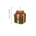 thumbnail image 3 of Christmas Diamond Ornaments, Diamond Art Kits for Adults, Pearl Wooden Hanging Pendant DIY Craft Kit, Xmas Tree Decoration Home Party Gift for Adults, 3 of 7