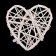 thumbnail image 3 of Paquete de 5 bolas de ratán natural con forma de corazón para fotos de bodas. Corazon Beige 5 Piezas, 3 of 9
