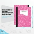 thumbnail image 5 of Emraw Neon Color Cover Wide Ruled Composition Notebooks, 9-3/4" x 7-1/4", Assorted Colors, 100 Sheets, 5 of 7