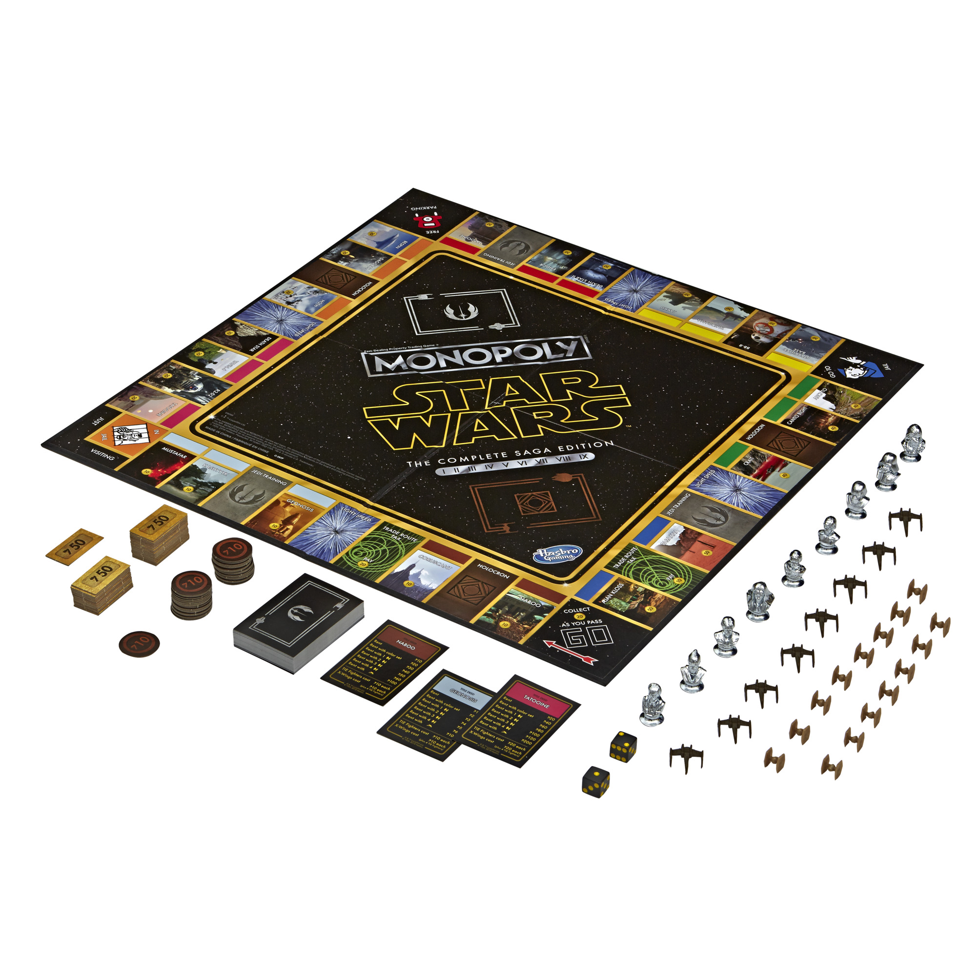 Monopoly: Star Wars The Complete Saga Edition Board Game for Kids - image 5 of 7