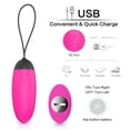 thumbnail image 4 of Huevo vibrante femenino divertido huevo saltador control remoto inalámbrico multifrecuencia fuerte vibración juguete sexual masturbación máquina sexual, 4 of 5