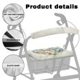 thumbnail image 5 of HELLHERO Backrest Covers for Elderly Polyester Fabric Rollator Walker Seat Back Cover with Waterproof Easy Install Easy to Install Breathable & Removable and Washable, 5 of 7