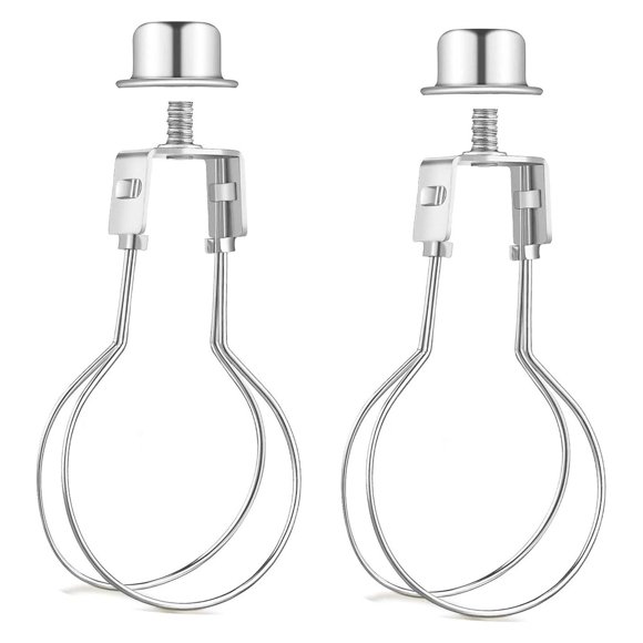 Lot de 2 Pinces Rondes pour Abat-Jour, Adaptateur de Pince d'Ampoule, Pinces Porte-Alucset J7V7