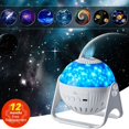 thumbnail image 2 of Planetario Galaxy Night Light proyector 360 ° ajustable Star Sky lámpara de noche para dormitorio hogar niños regalo de cumpleaños, 2 of 4
