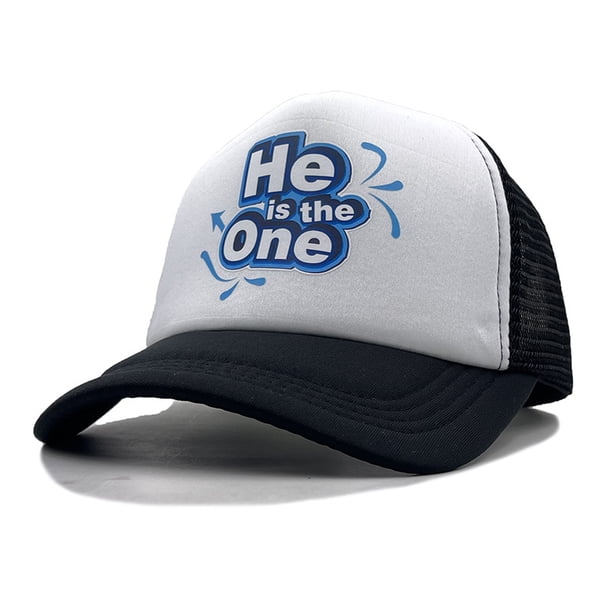 Gorra de béisbol de poliéster Trucker He Is The One para adultos