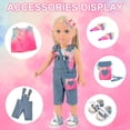 thumbnail image 3 of Doll Playset Ecore Fun Girl de 18 pulgadas con 8 accesorios para niños, 3 of 8