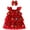 Red flutter, variant on WIBACKER 6M-6T Toddler Baby Girl Christmas Dress With Headband Kids Star Sequins Layered Tulle Dress Girls Cake Smash Xmas Tree Dresses