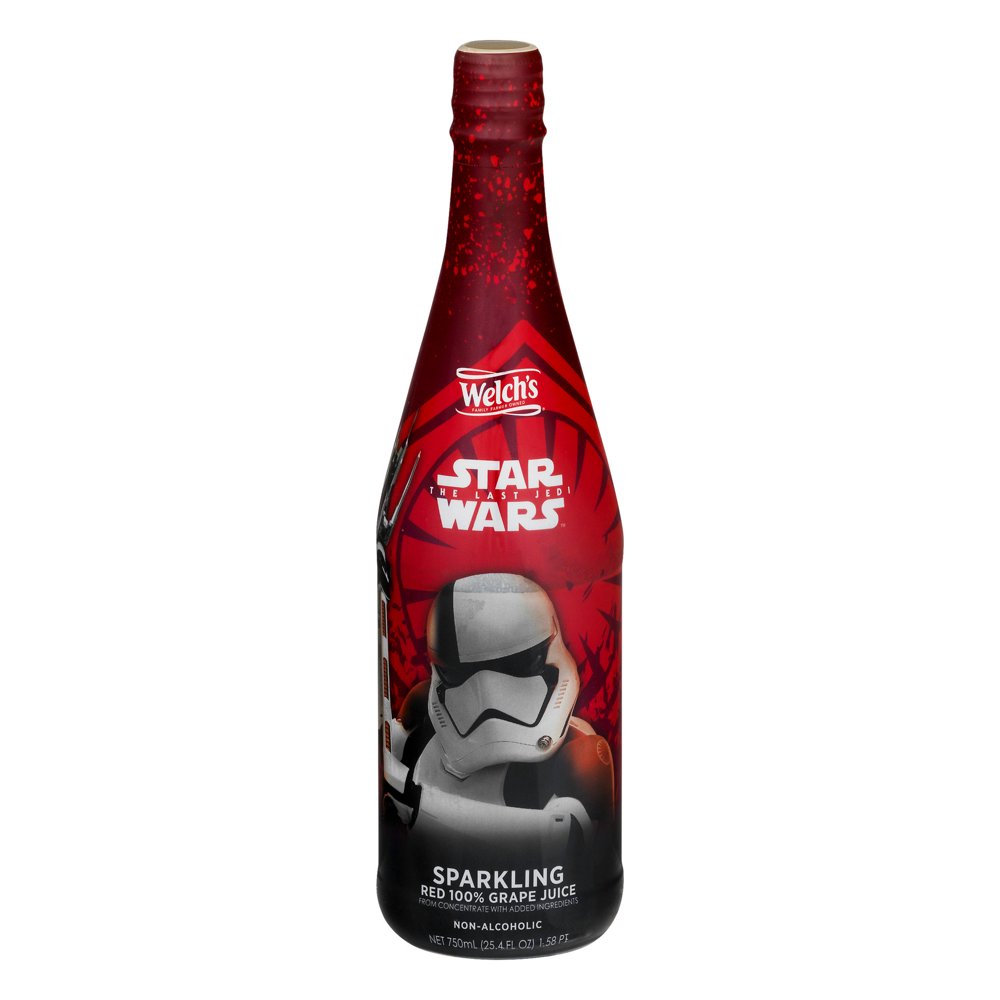 Welch's Star Wars VIII Sparkling 100 Grape Juice Cocktail, 25.4 Fl. Oz