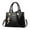 Black, variant on ZTTD Womens Tote Bag Fashion Handbags Ladies Purse Satchel Shoulder Bags Tote Leather Bag for Ladies