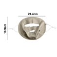 thumbnail image 2 of Máscara de seda de hielo, Máscara de protección radiológica, Máscara ajustable, 2 of 5