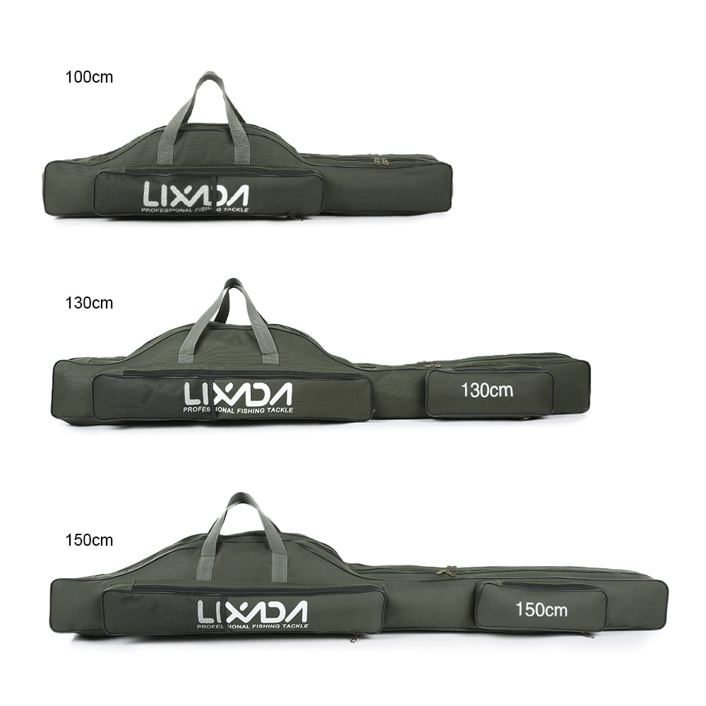 Details about   Portable Foldable Fishing Rod Carrier Fish Pole Tools Storage Bag Case 