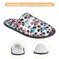 thumbnail image 3 of KLL Heart Panda Slippers for Women Men House Slip on Indoor Outdoor Bedroom Furry Fleece Lined Ladies Comfy Anti-Skid Rubber Hard Sole-Large, 3 of 8