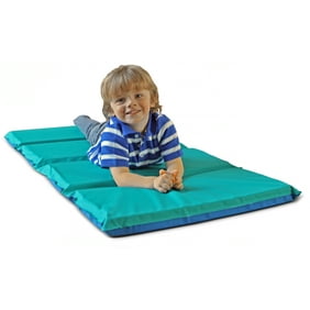 KinderMat 2 Inch Thick KinderMat 2 inch x 19 inch x 44 inch, Blue/Teal, Great for home schooling, daycare, travel, and school, 100% A