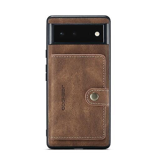 Leather Wallet Case Compatible Google Pixel 7 Pro/ Pixel 7 With Card Holder Slot Magnetic Wallet Case