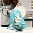 thumbnail image 6 of Coolnut Easter Funny Bunny Kitchen Dish Towel Set 4Pcs,Dishcloths Sets Fast Drying Kitchen Towels Tea Towels Gift Set for Drying Cleaning Cooking Baking115 Wash cloth, 6 of 7