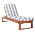 thumbnail image 4 of SAFAVIEH Outdoor Collection Solano Chaise Sunlounger Natural/Grey, 4 of 13
