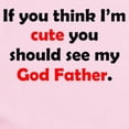 thumbnail image 2 of CafePress - Cute God Father Body Suit - Baby Light Bodysuit, Size Newborn - 24 Months, 2 of 4