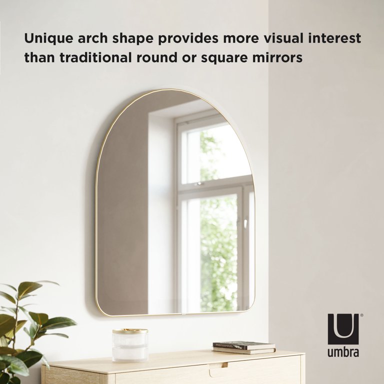 Umbra / Hubba arched Leaning mirror アーチ型 Hubba Modern Arched Leaning Mirror | by Umbra