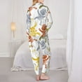 thumbnail image 6 of Wukai Cartoon Monkey Print Women's Pajama Set - Soft Long Sleeve Sleepwear for Comfort and Style-Large, 6 of 9