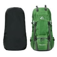 thumbnail image 5 of 60L Hiking & Camping Backpack with Rain Cover for Men & Women - Green, 5 of 6