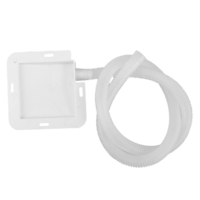1 Bandeja de goteo para aire acondicionado: Recolector de agua con manguera - Bandeja de drenaje de plástico - Accesorios de repuesto para drenaje de agua de aire acondicionado