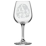 Cavalier King Charles Spaniel Dog Themed Etched All Purpose 12.75oz Libbey Wine Glass