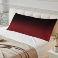 thumbnail image 4 of Black Red Ombre Body Pillow Covers 20"x60", Modern Abstract Art Gradient Soft Brushed Microfiber Breathable Throw Pillow Covers, Decorative Pillowcase with Zipper for Couch Sofa Bedroom Living Room, 4 of 9