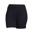 thumbnail image 5 of Just My Size Women's Plus Elastic Waist Stretch Bermuda Shorts, 5 of 6