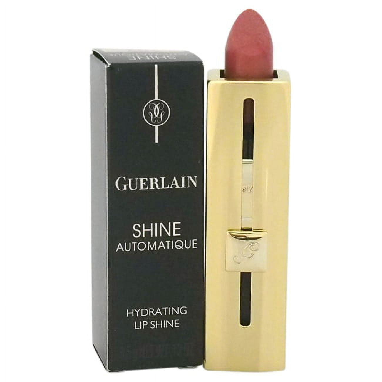 Guerlain Shine Automatique Hydrating Lip Shine Lipstick, 202 Mi-Mai, 0.12 Oz