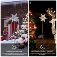 thumbnail image 3 of Juego de 4 luces solares con forma de copos de nieve con forma de copos de nieve, 3 of 8