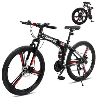 Folding City Bike 24-Inch Steel Frame with Shimano Derailleur, V