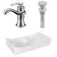 thumbnail image 1 of Imaginations Américaines 26.25-po. W Vessel Set Blanc, 1 of 9