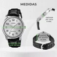thumbnail image 3 of Reloj Casio Mtpv001 Hombre Correa Negro *watchsalas* Full Fondo Plateado MTP-V001L-7B, 3 of 8