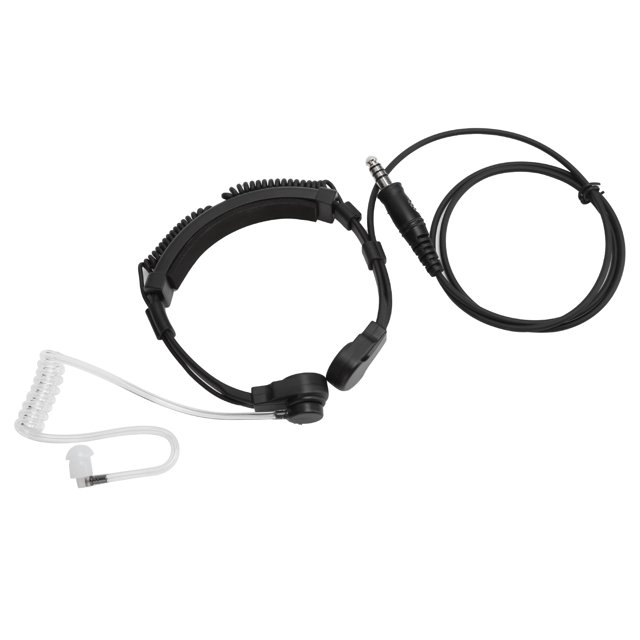 Earphone, Noise Silicone Earplug Throat Vibration Microphone Easy To Install Telescopic Ergonomics Design For
