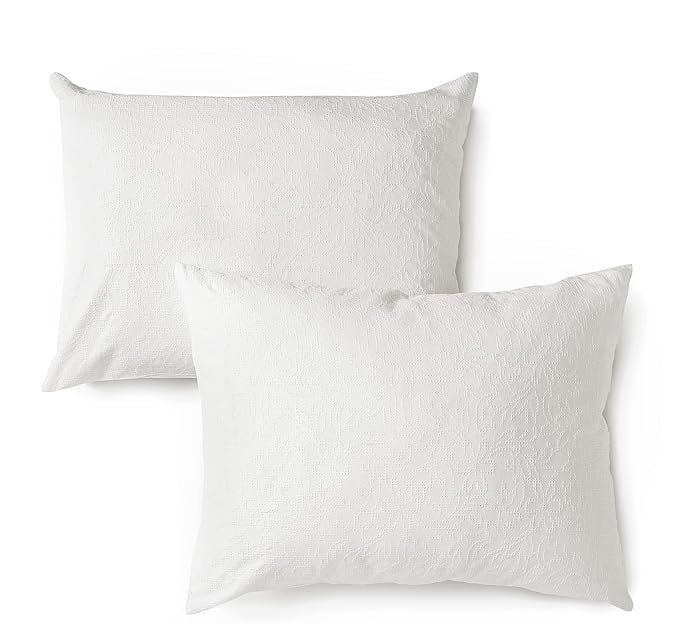 Martha Stewart Kinfolk 100% Cotton 3pc Duvet Set-1 Duvet, 2 Pillow Shams