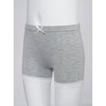 thumbnail image 6 of YONGHS Kids Girls 3 Pack Bike Shorts Solid Color Dance Gym Yoga Sports Bike Shorts Gray 3-4, 6 of 7